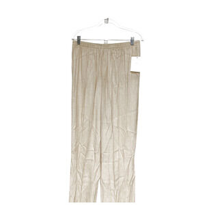 R&M Richards Cream Plus Size Straight Pants